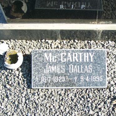 McCARTHY James Dallas 1925-1995