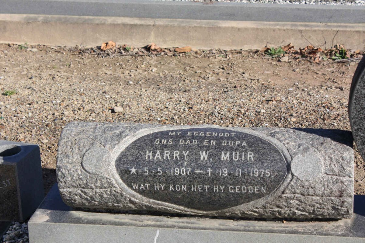 MUIR Harry W. 1907-1975