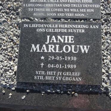 MARLOUW Janie 1930-1989