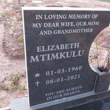 MTIMKULU Elizabeth 1960-2021