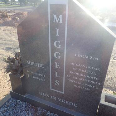 MIGGELS Mietjie 1954-2022