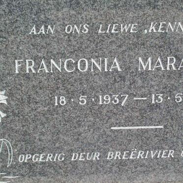 MARAIS Franconia 1937-1961