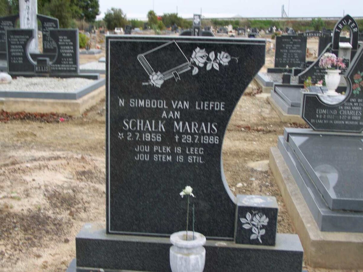 MARAIS Schalk 1956-1986