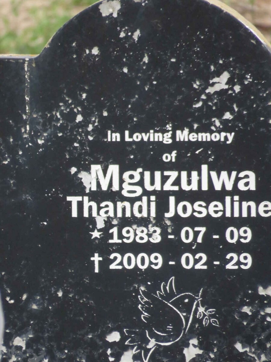 MGUZULWA Thandi Joseline 1983-2009