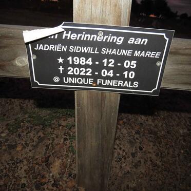 MAREE Jadrien Sidwill Shaune 1984-2022