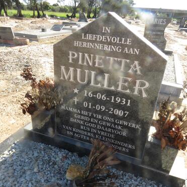 MULLER Pinetta 1931-2007