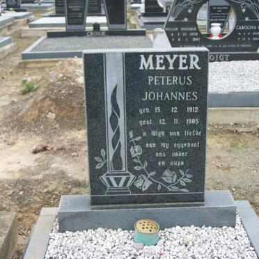 MEYER Peterus Johannes 1912-1985