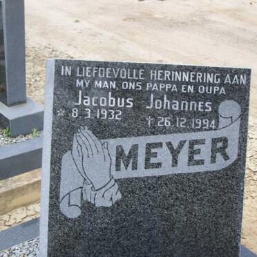 MEYER Jacobus Johannes 1932-1994