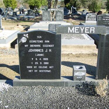 MEYER Johannes J.H. 1905-1980