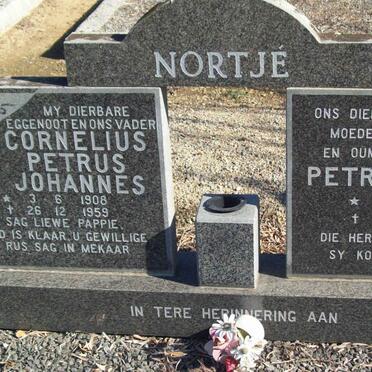 NORTJE Cornelius Petrus Johannes 1908-1959 &amp; Petronella 1914-1994