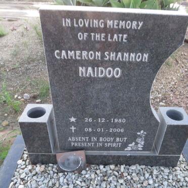 NAIDOO Cameron Shannon 1980-2006
