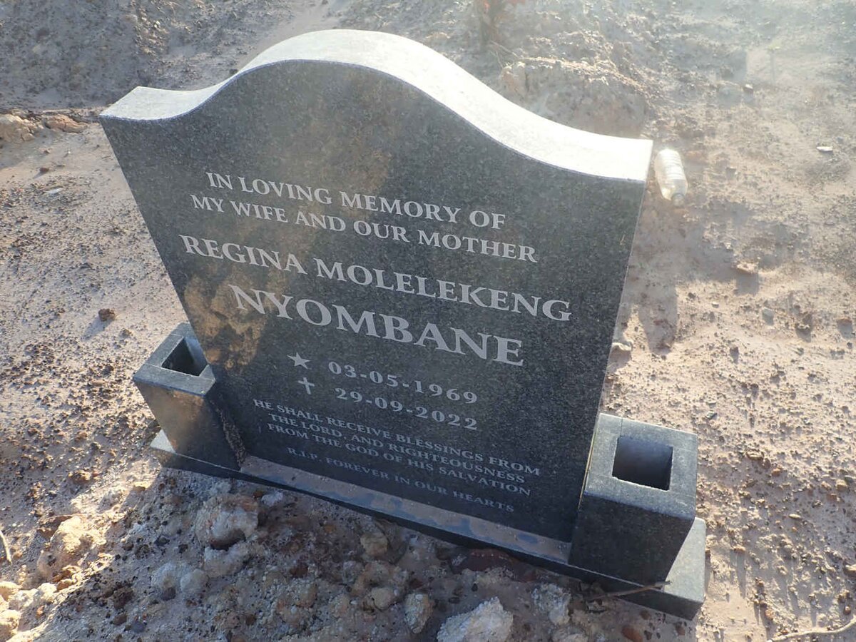 NYOMBANE Regina Molelekeng 1969-2022