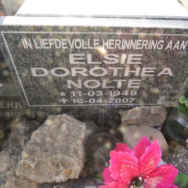 NOLTE Elsie Dorothea 1949-2007