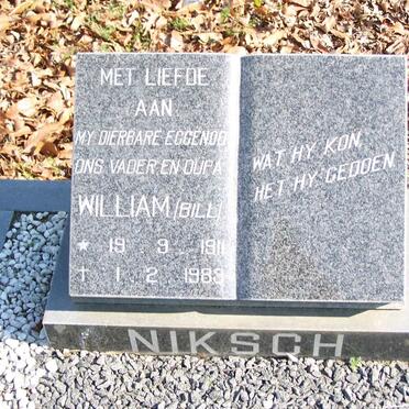 NIKSCH William 1911-1989