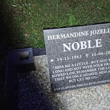 NOBLE Hermandine Jozelle 1963-2014