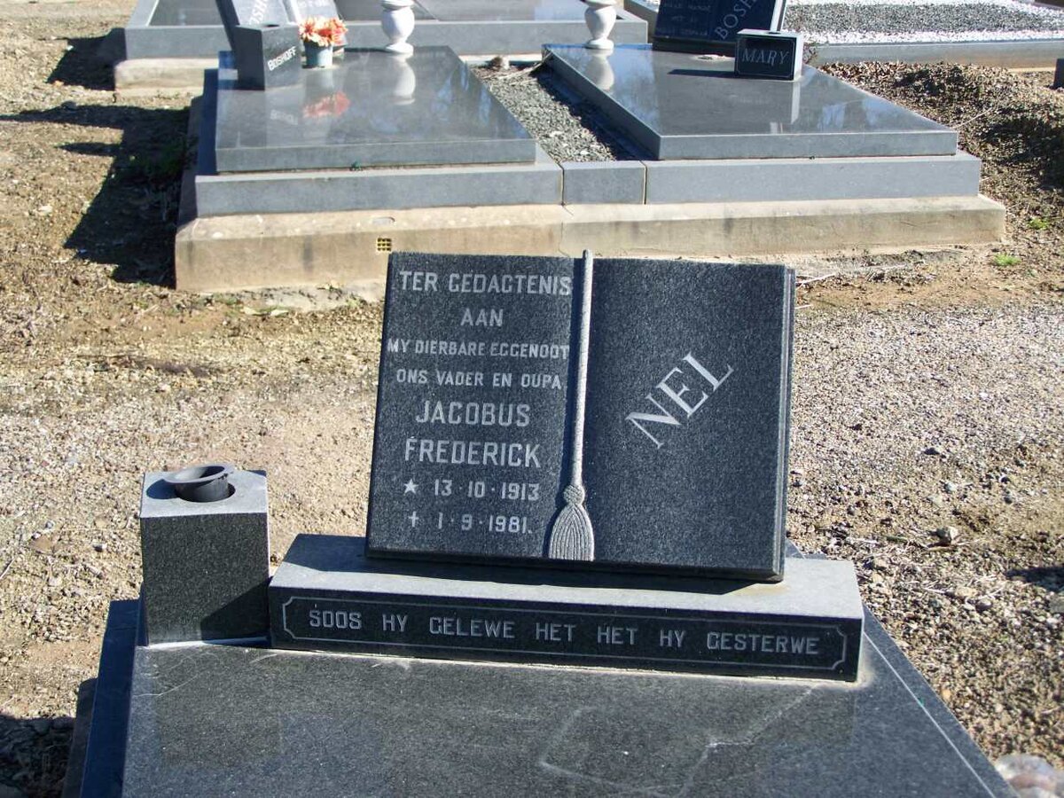 NEL Jacobus Frederick 1913-1981