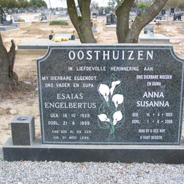 OOSTHUIZEN Esaias Engelbertus 1928-1999 &amp; Anna Susanna 1933-2008