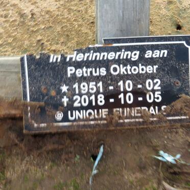 OKTOBER Petrus 1951-2018