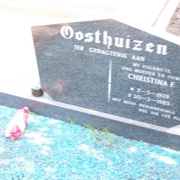 OOSTHUIZEN Christina  ? 1929-1985
