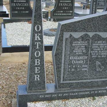 OKTOBER Elizabeth 1938-1998