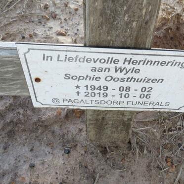 OOSTHUIZEN Sophie 1949-2019