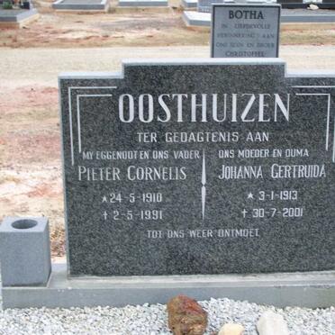 OOSTHUIZEN Pieter Cornelius 1910-1991 &amp; Johanna Gertruda 1913-2001