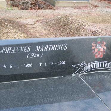 OOSTHUIZEN Johannes Marthinus 1936-1997 &amp; Andoline BENCE 1922-2003