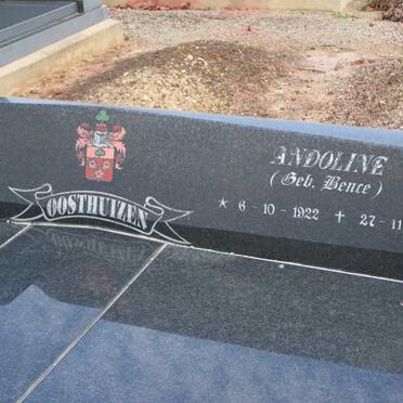 OOSTHUIZEN Johannes Marthinus 1936-1997 &amp; Andoline BENCE 1922-2003