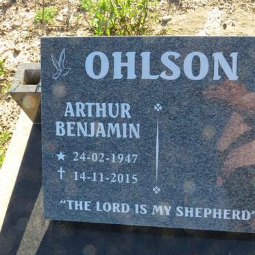 OHLSON Arthur Benjamin 1947-2015