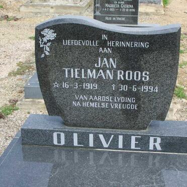 OLIVIER Jan Tielman Roos 1919-1994