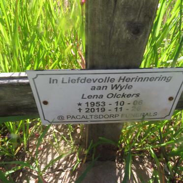 OLCKERS Lena 1953-2019