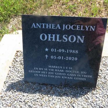 OHLSON Anthea Jocelyn 1988-2020