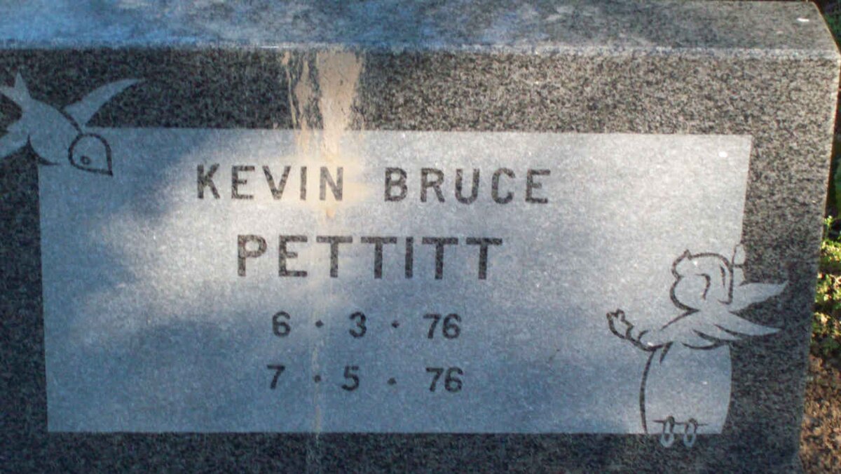 PETTITT Kevin Bruce 1976-1976
