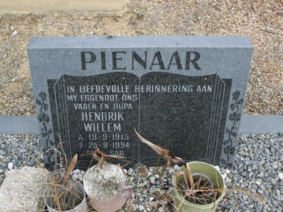 PIENAAR Hendrik Willem 1915-1994