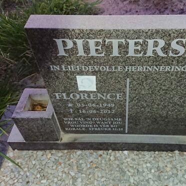 PIETERSE Florence 1949-2012