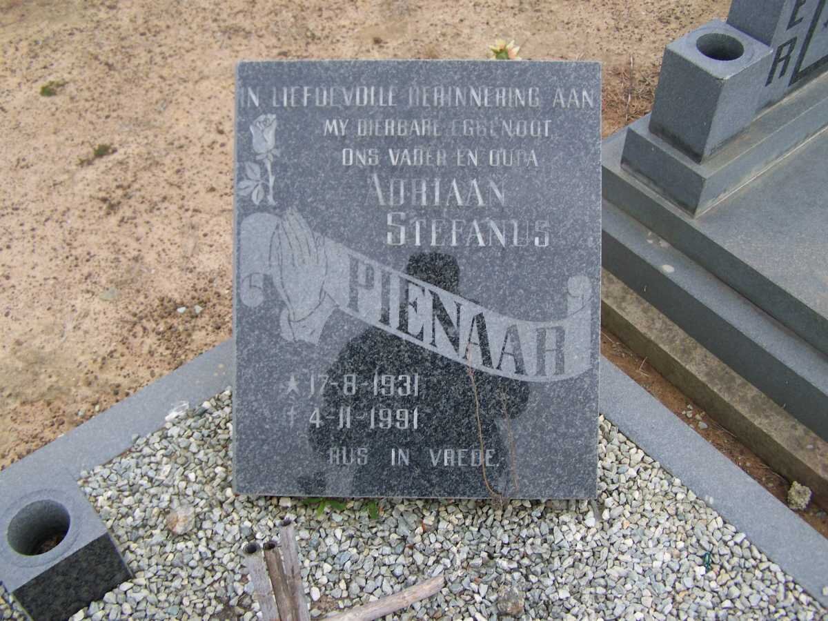 PIENAAR Adriaan Stefanus 1931-1991
