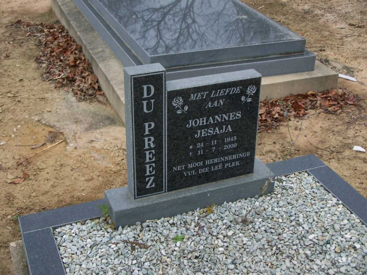 PREEZ Johannes Jesaja, du 1945-2000