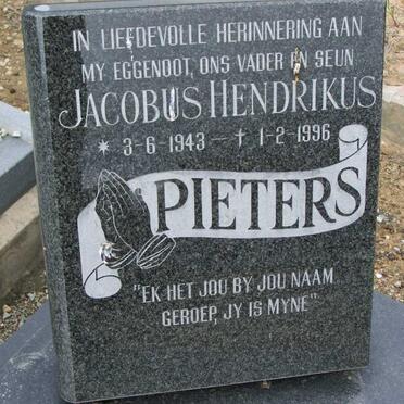 PIETERS Jacobus Hendrikus 1943-1996