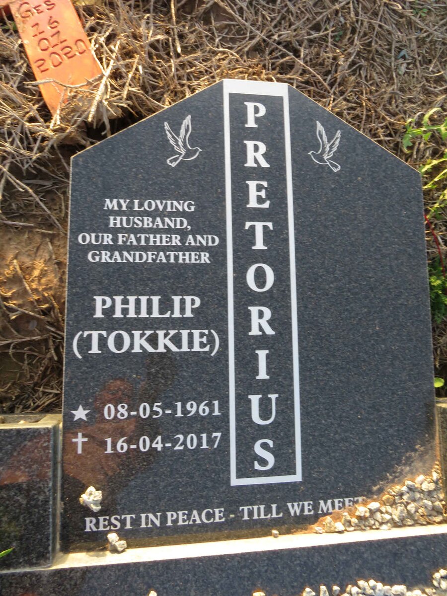 PRETORIUS Philip 1961-2017