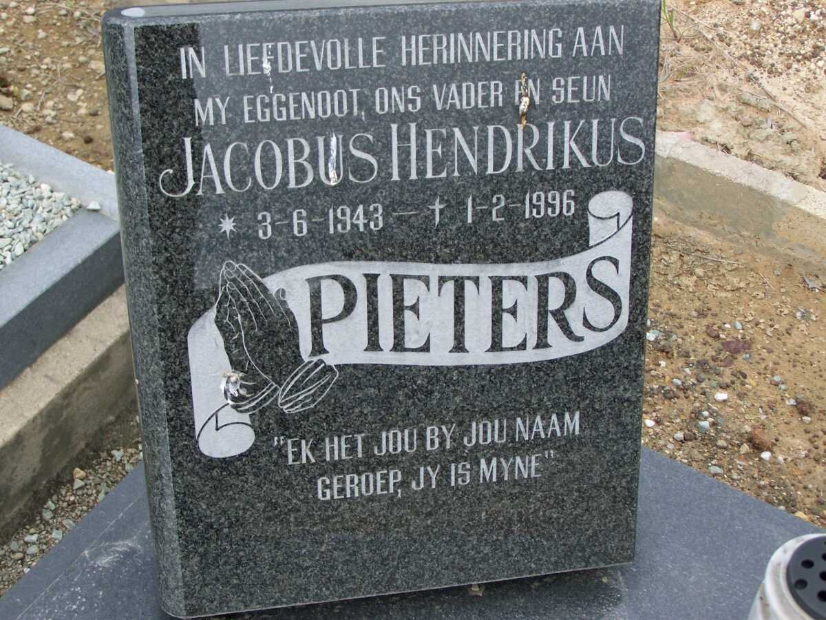 PIETERS Jacobus Hendrikus 1943-1996