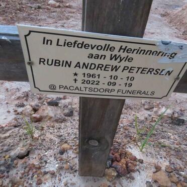 PETERSEN Rubin Andrew 1961-2022