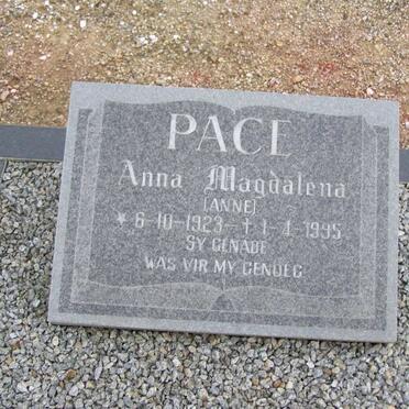 PACE Anna Magdalena 1923-1995