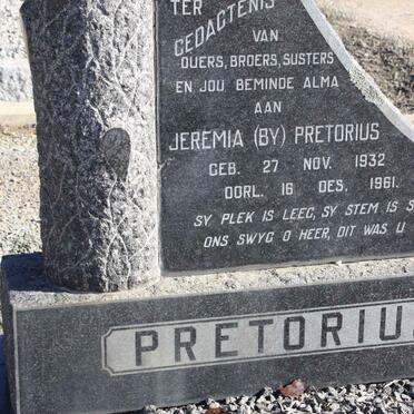 PRETORIUS Jeremia 1932-1961