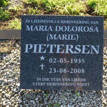 PIETERSEN Maria Dolorosa 1935-2008