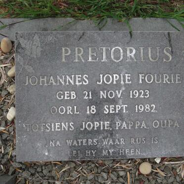 PRETORIUS Johannes Jopie Fourie 1923-1982