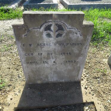 RENSBURG F.W., Janse v. 1946-1963