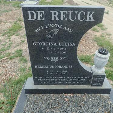 REUCK Hermanus Johannes, de 1947-2007 & Georgina Louisa 1944-2004