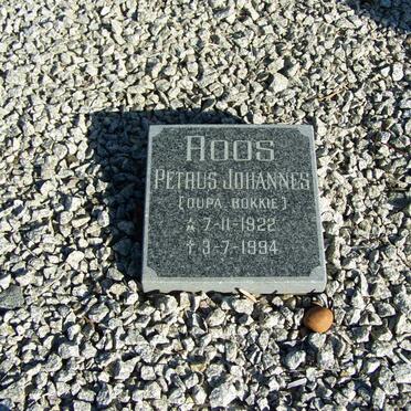 ROOS Petrus Johannes 1922-1994