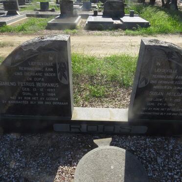 ROOS Barend Petrus Hermanus 1897-1984 & Susan Mitilda LOUW 1901-1964