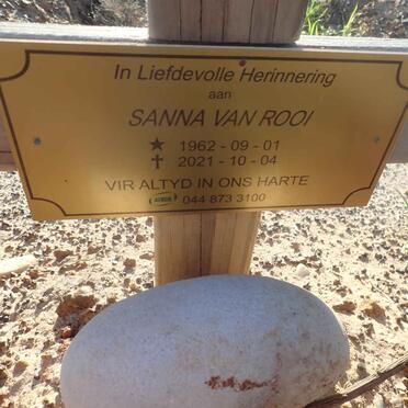 ROOI Sanna, van 1962-2021